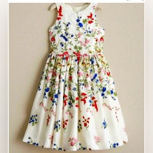 Size 7 STUNNING floral embroidered sleeveless dress Chasing Fireflies exclusive